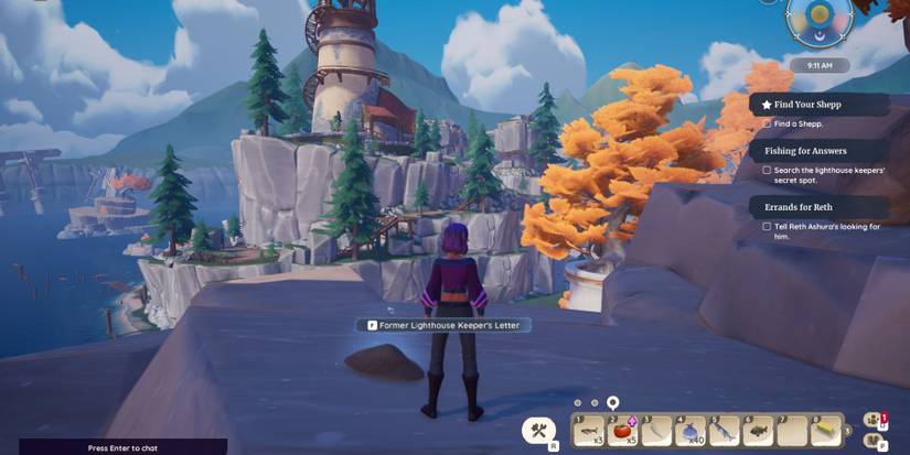 palia lighthouse keeper secret spot location