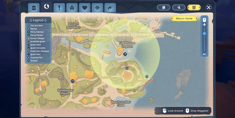 palia lighthouse keeper secret spot