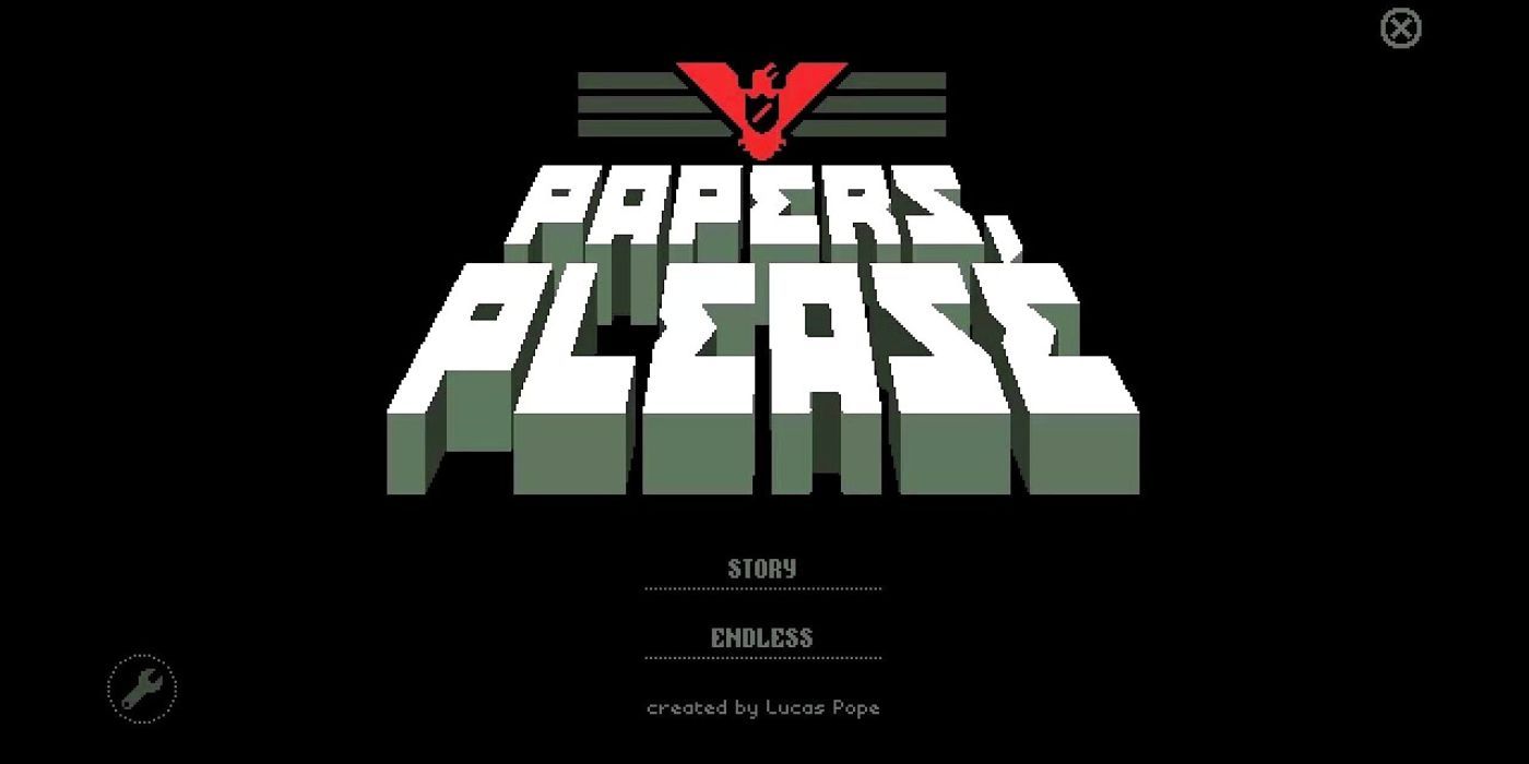 Papers Please Start Screen