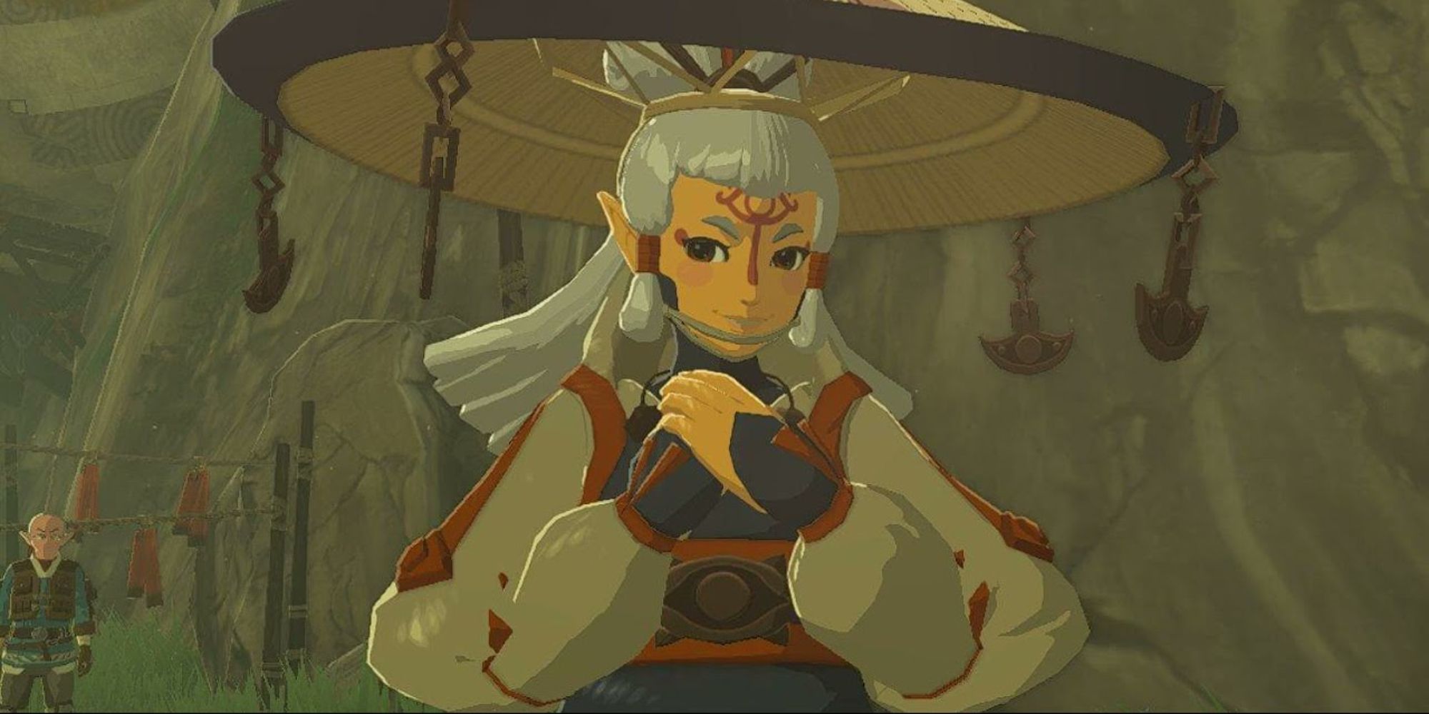 Paya wearing her chieftain hat