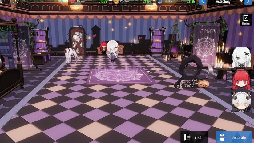 a visual of the dorm system in PGR