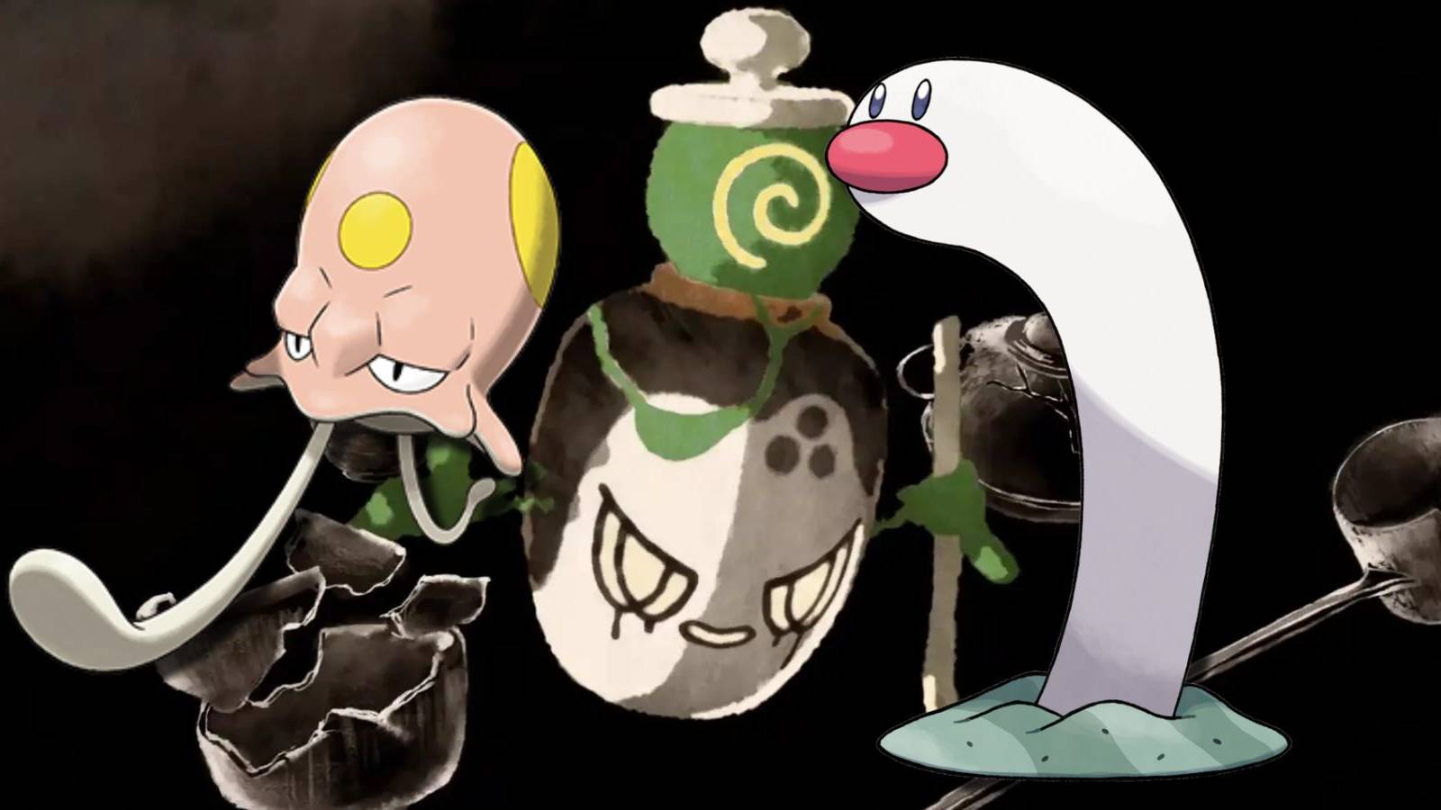 pokemon scarlet violet poltchageist regional fake toedscool wiglett type name rules broken