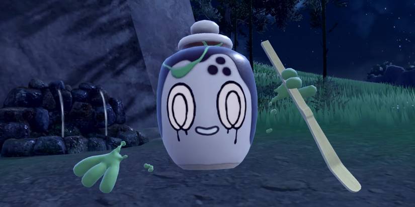 pokemon scarlet and violet poltchageist reveal trailer