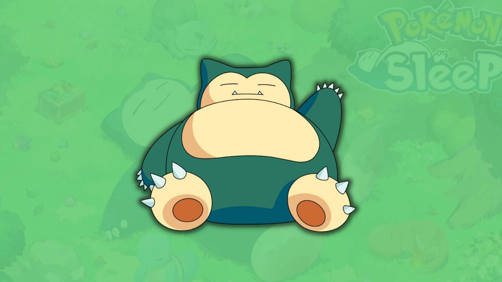 image showing green snorlax in pokemon sleep.
