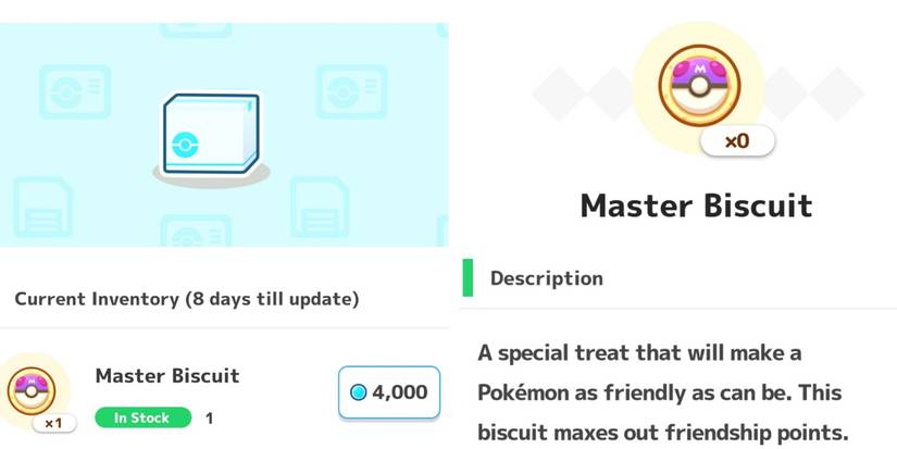 Pokemon sleep master biscuit