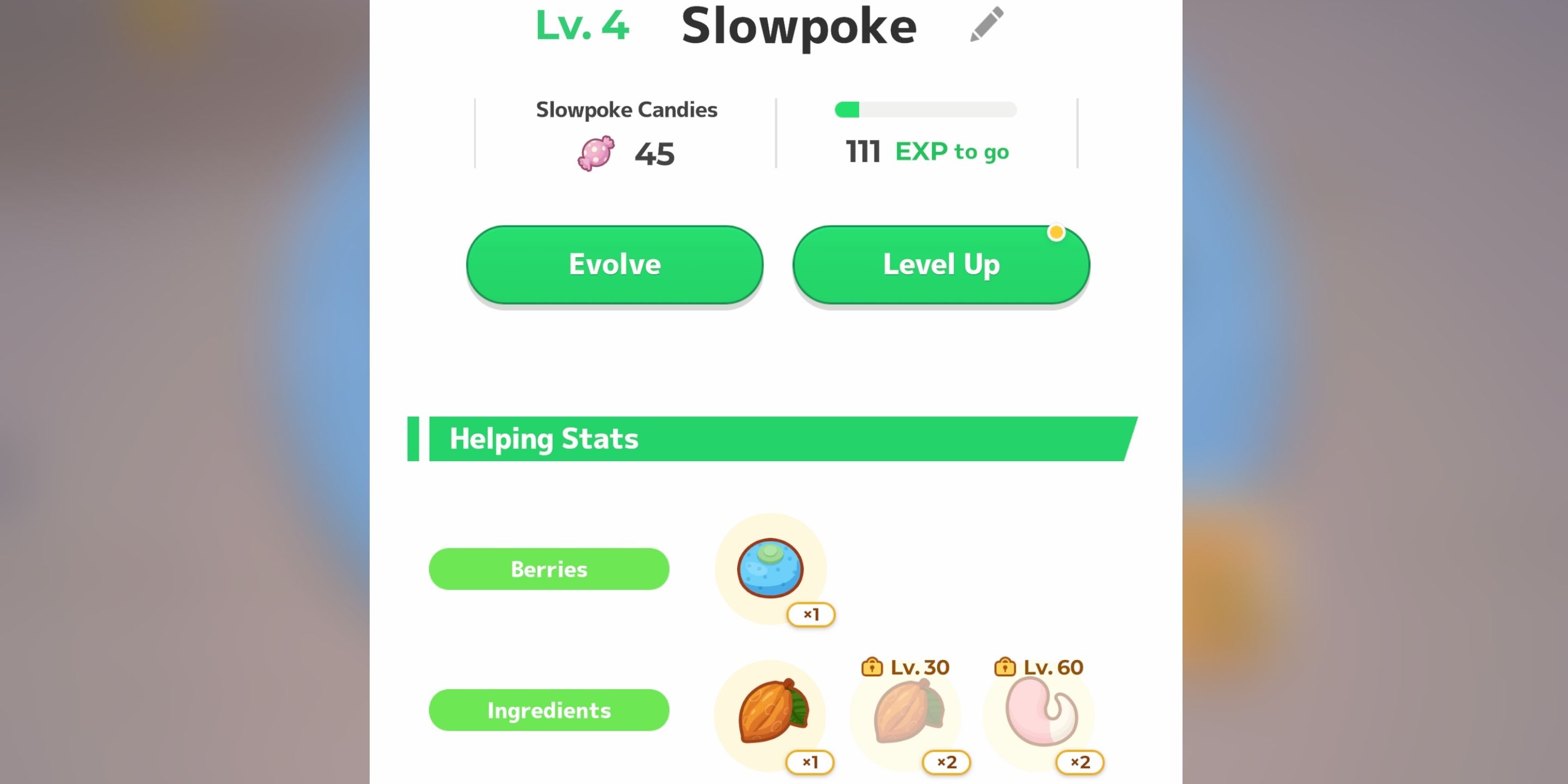 Pokemon sleep slowpoke tail how to get