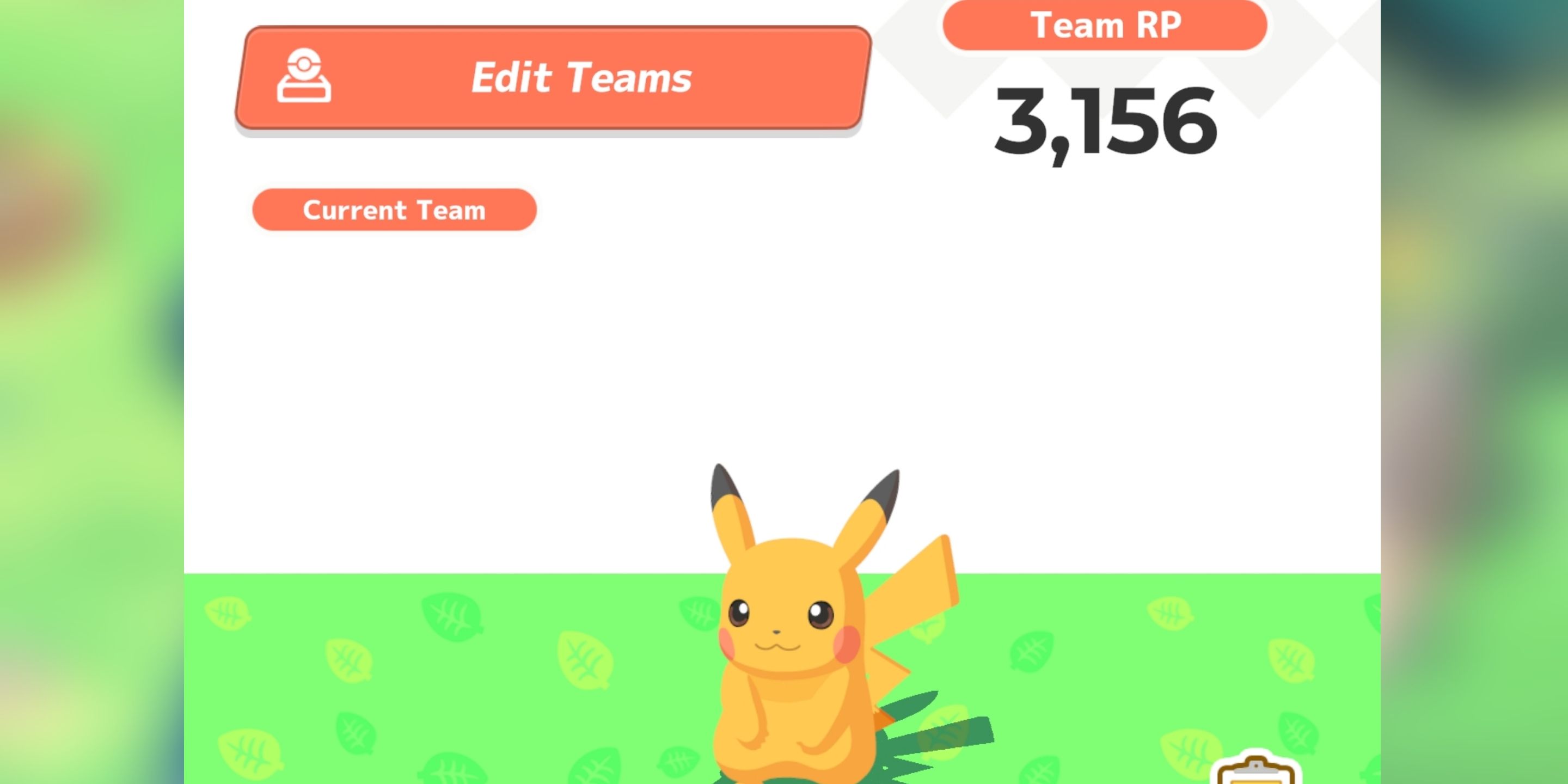 Pokemon sleep team rp pikachu