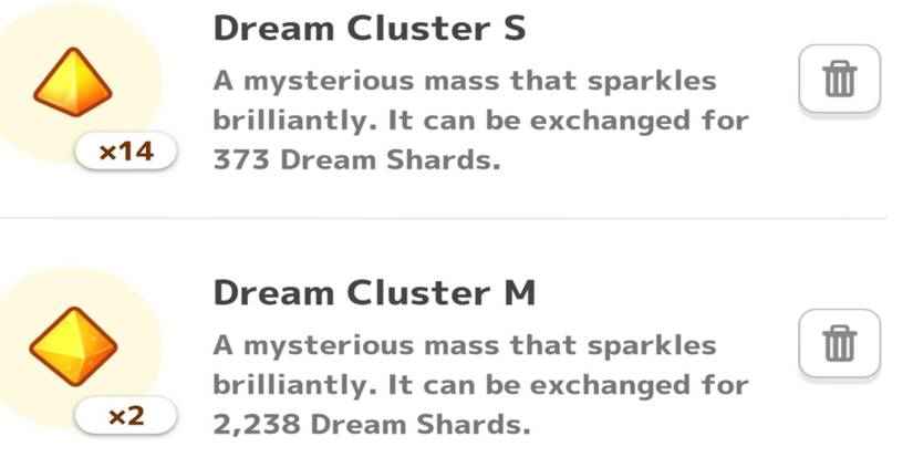 Pokemon sleep two types of dream clusters