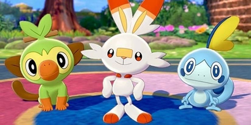 pokemon sword shield gookey sobble scorbunny
