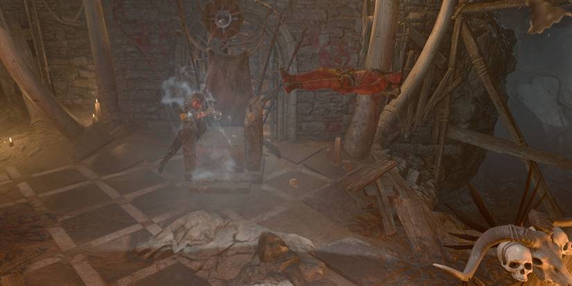 Pushing Dror Ragzlin off a cliff