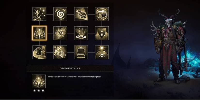 The Quick Growth perk from Atlas Fallen