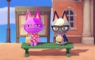 Raymond and Bob in Animal Crossing New Horizons