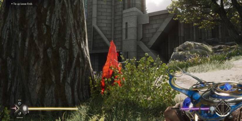 A red crystal from Immortals of Aveum