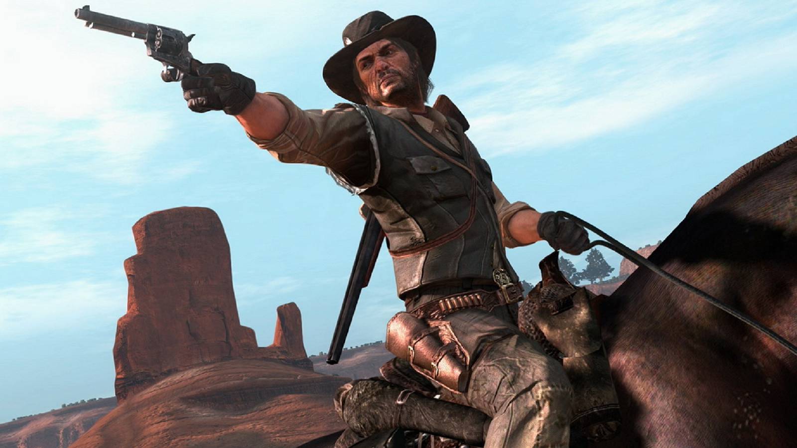 red dead redemption john marston on horse