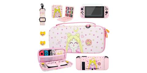 RHOTALL Sailor Moon Travel Set for Nintendo Switch