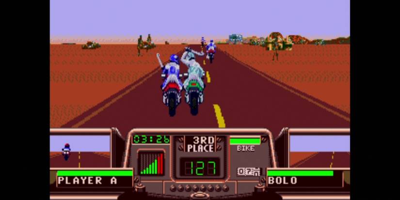 Player A battling Bolo to gain position