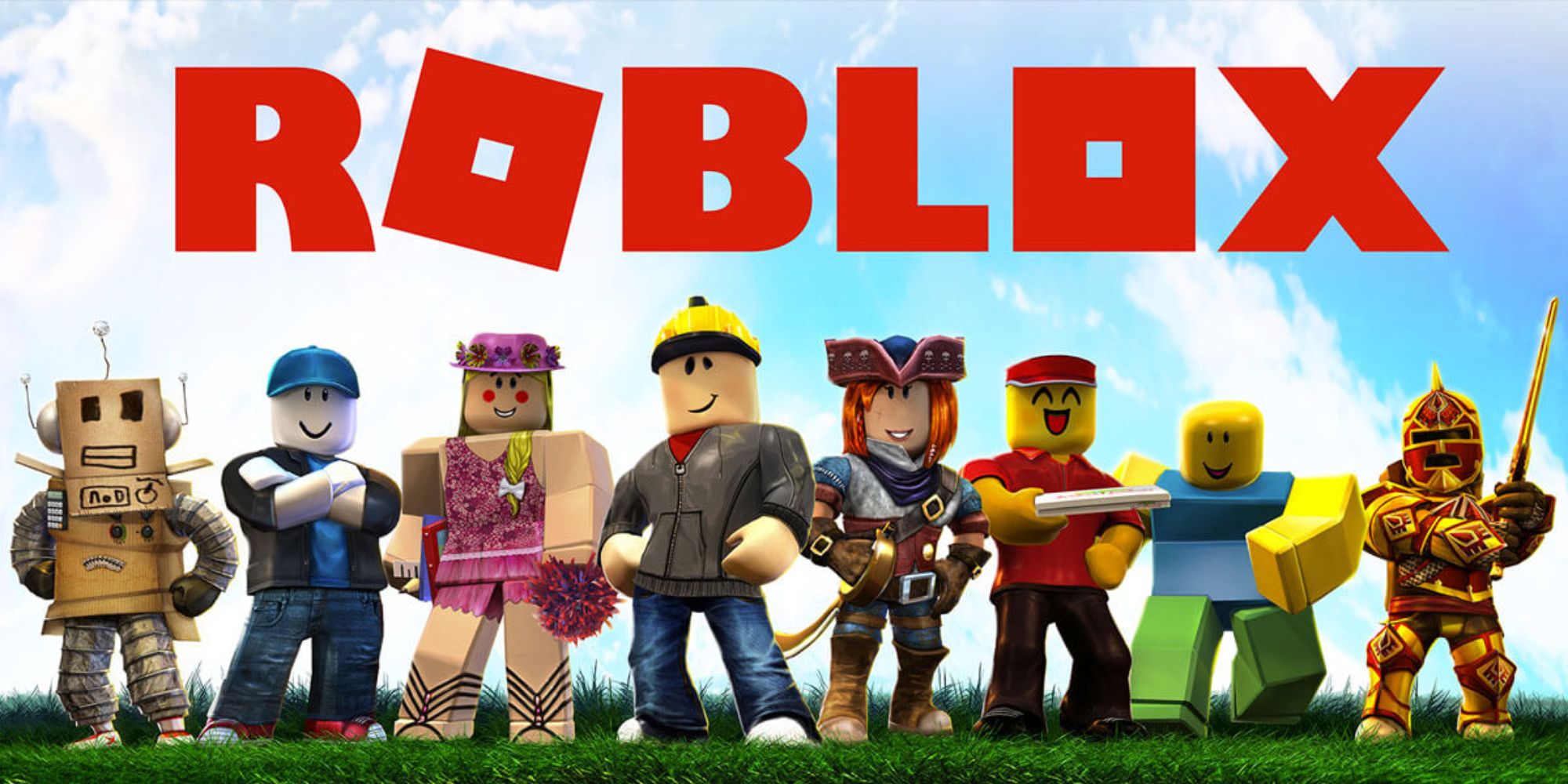 An image showcasing characters from Roblox