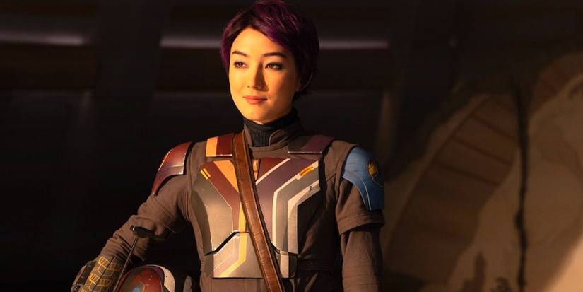 Sabine in Mandalorian armor in Ahsoka