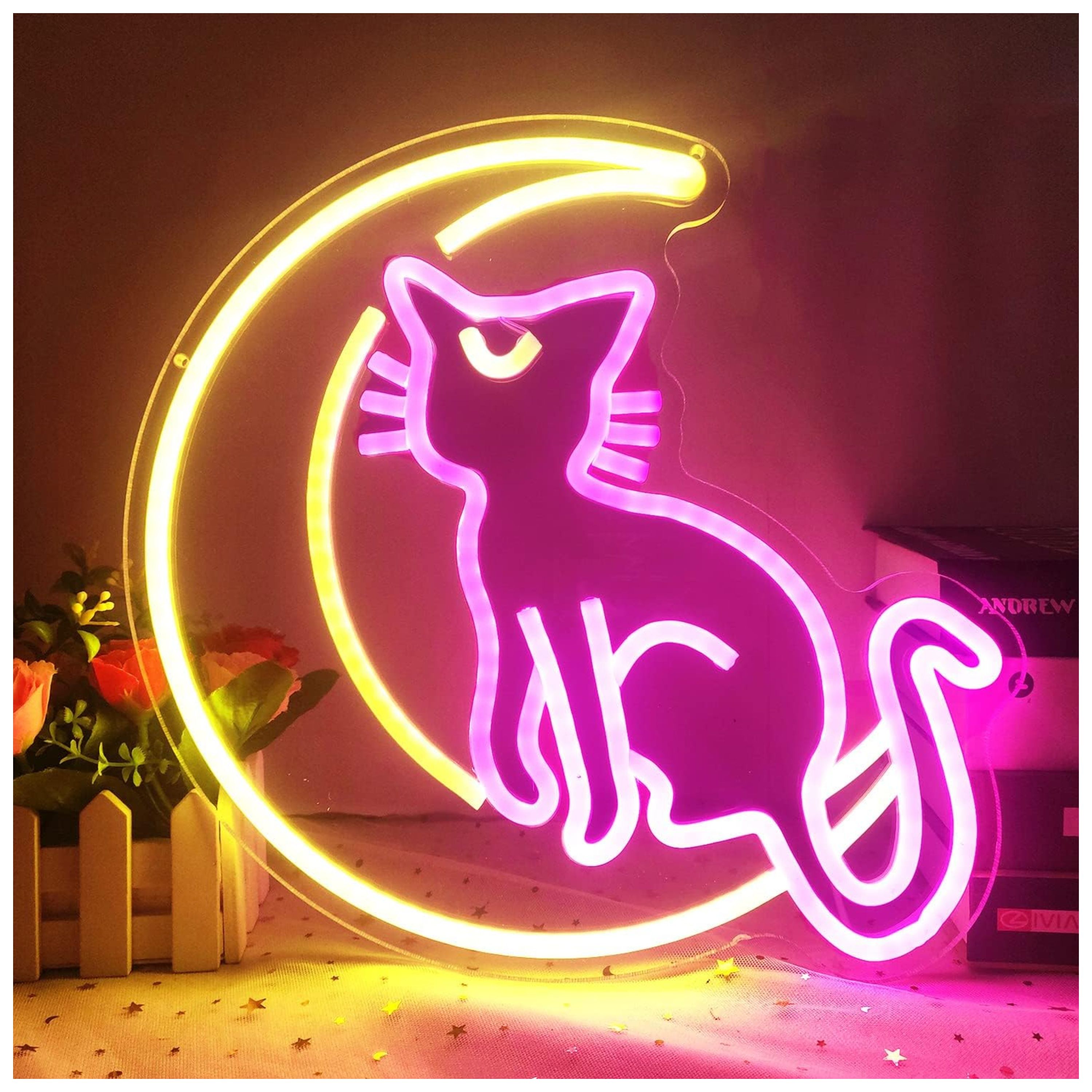 Sailor Moon Luna Neon Sign