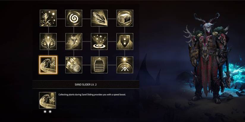 The Sand Slider perk from Atlas Fallen