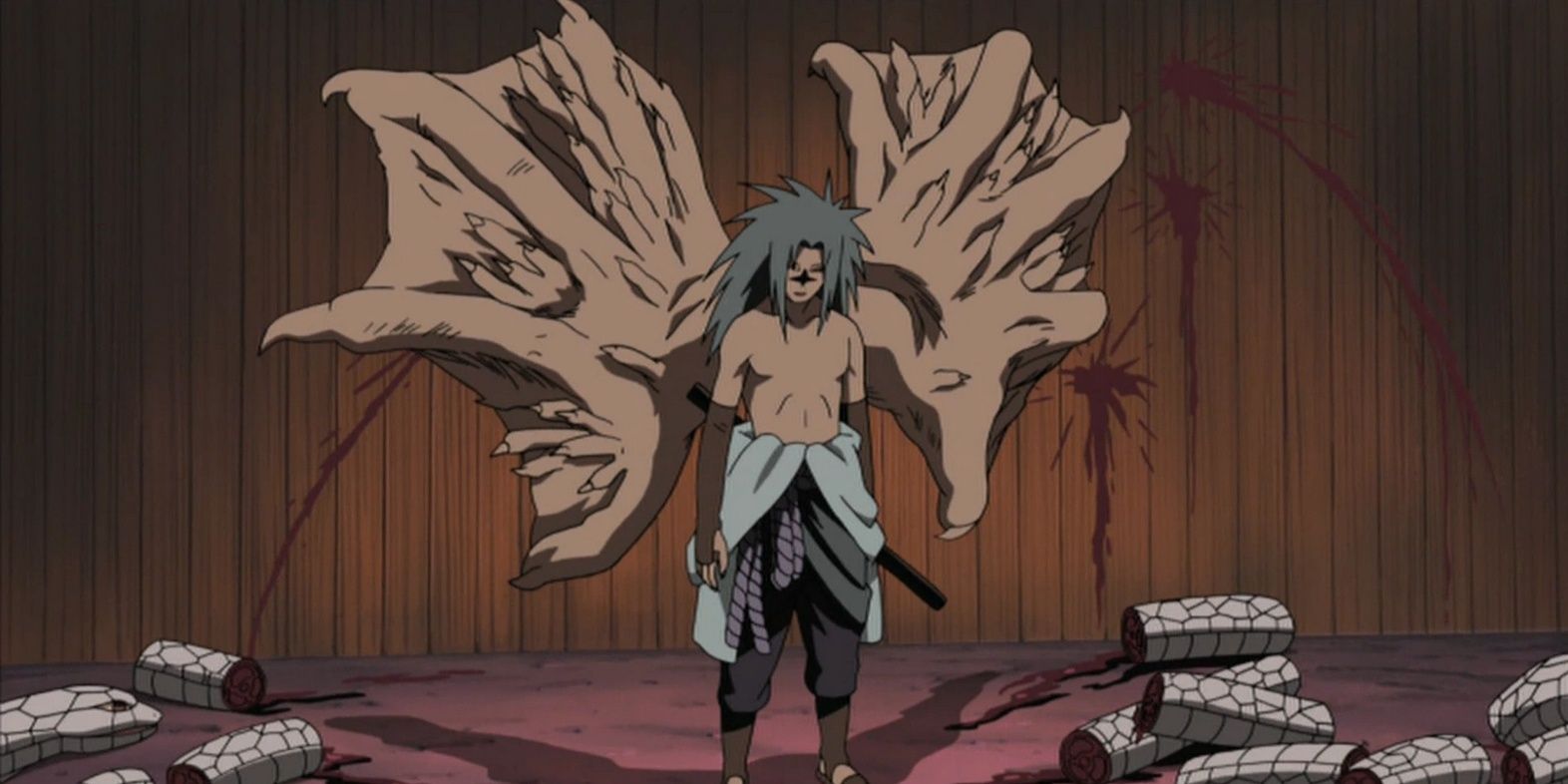 Sasuke's Cursed Seal of Heaven in Naruto