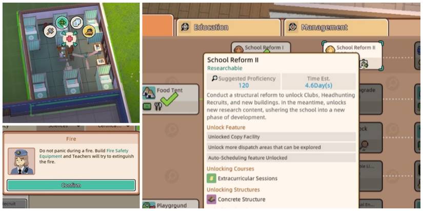 School Reform Two and Infirmary in Let's School