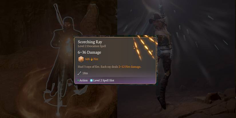 Scorching Ray Baldur's Gate 3