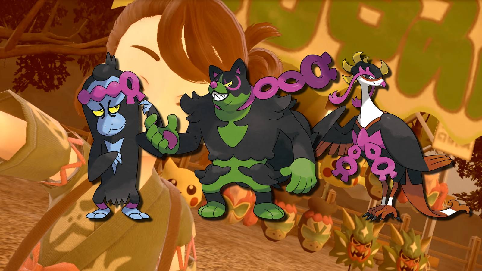 pokemon scarlet violet teal mask dlc munkidori okidogi fezandipiti type combinations explained