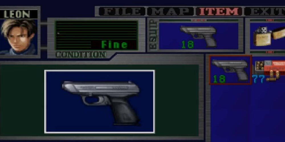 Leon's Matilda In The Original Resident Evil 2