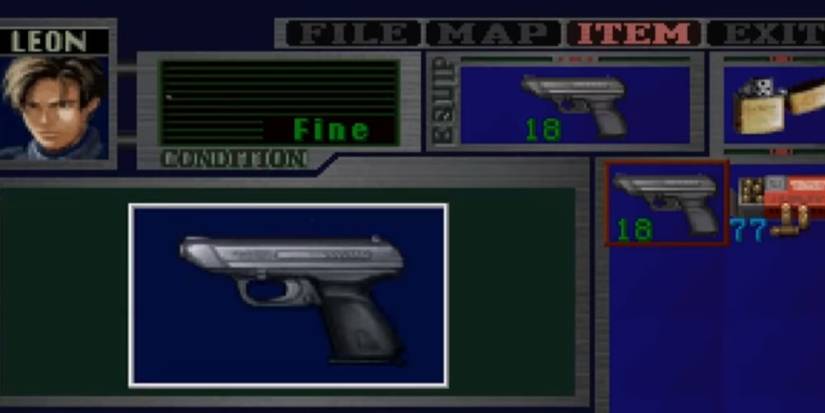 Leon's Matilda In The Original Resident Evil 2