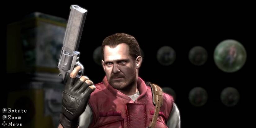 Barry Admiring His .44 Magnum