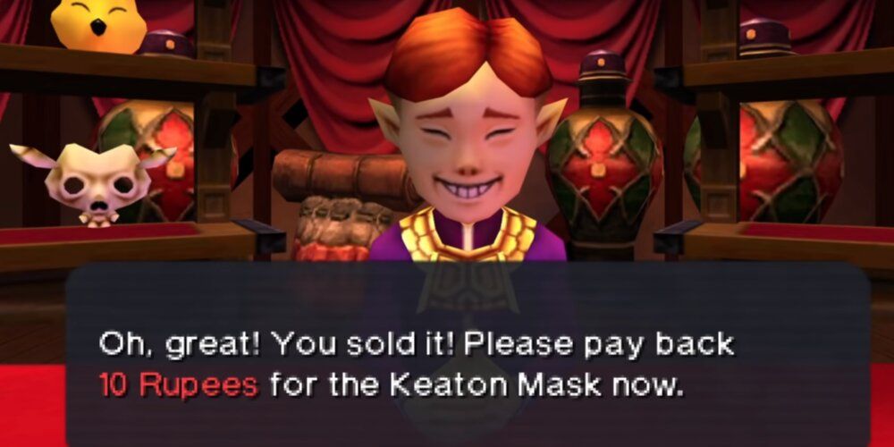 Happy Mask Salesman Asking Link To Pay For The Mask