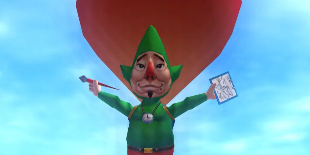 Tingle Hovering On A Balloon 