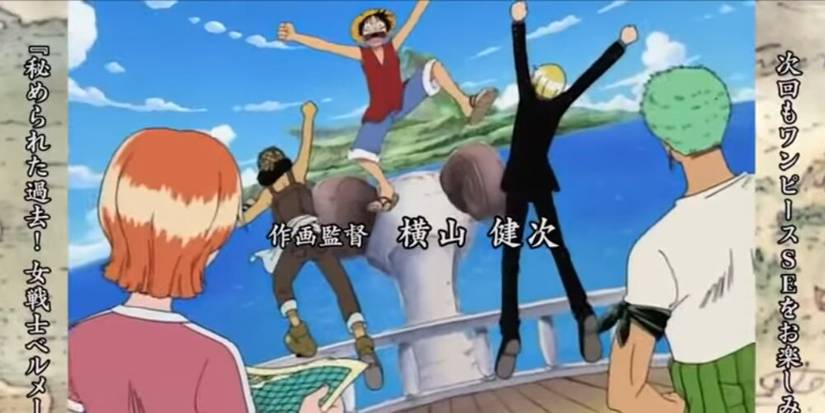 The Straw Hats Approaching A New Island
