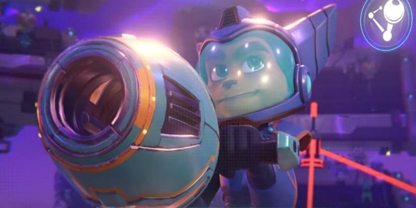 Ratchet Holding The Ricochet Weapon 