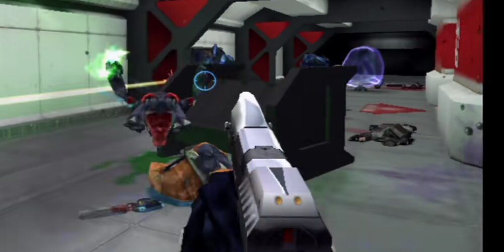 Player Killing A Grunt With A Magnum