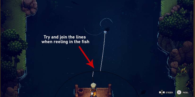 Sea of Stars - matching lines fishing