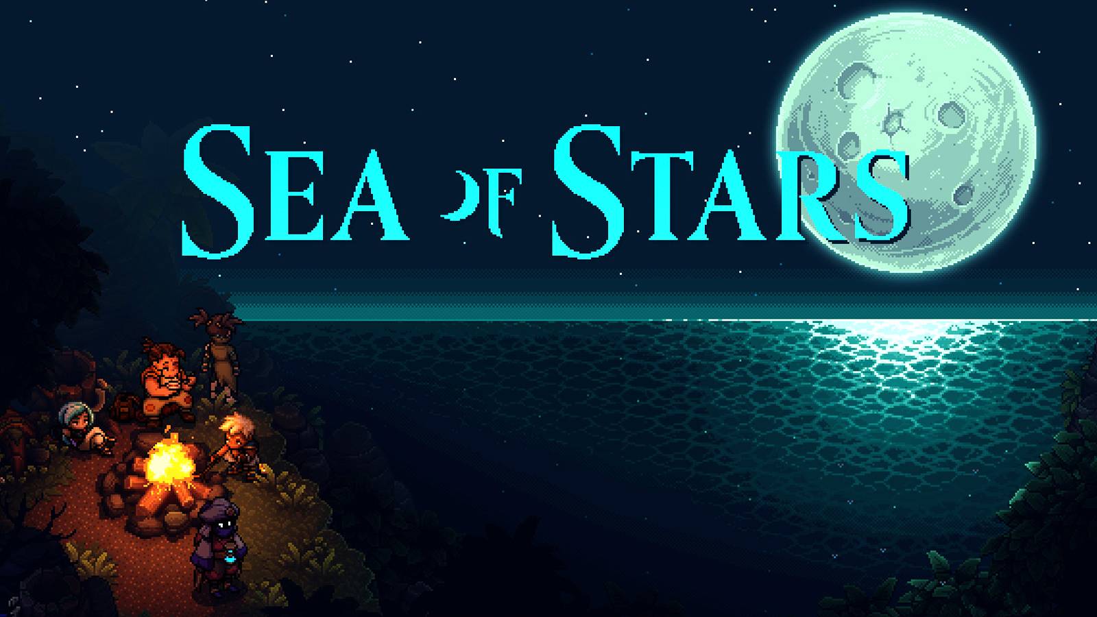 sea of stars start screen