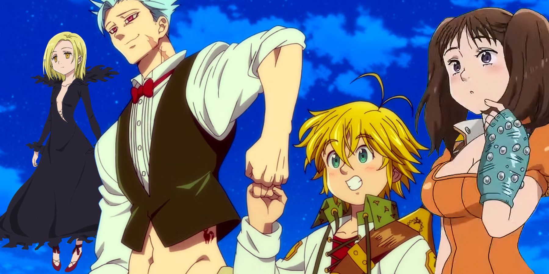 Elizabeth, Hawk & Meliodas, Nanatsu no Taizai/The Seven Deadly Sins