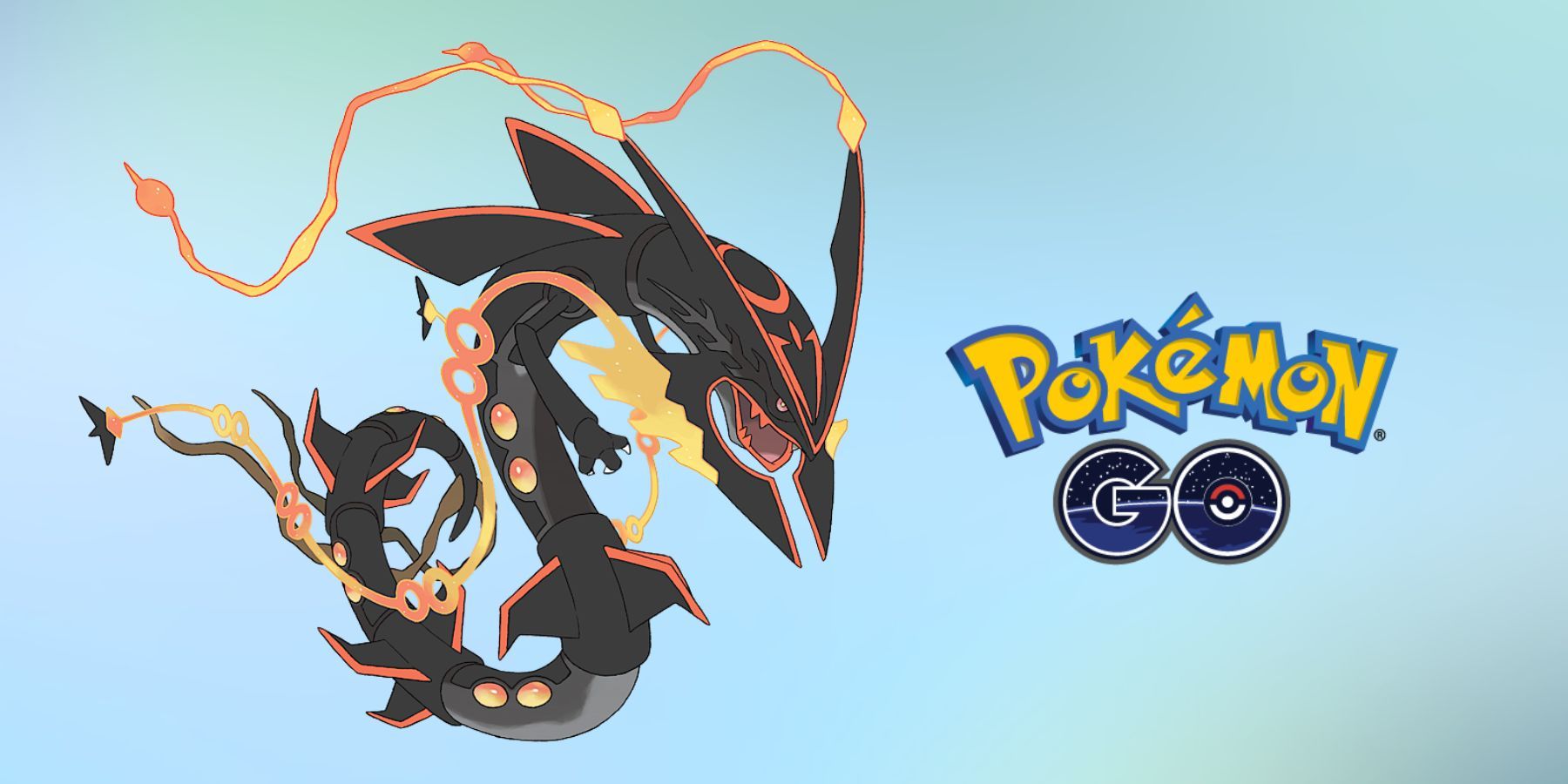 Mega Rayquaza brilhante em Pokémon GO