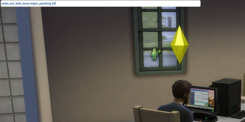 level 10 painting skill sims 4 cheat