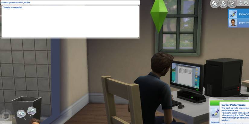 writer career sims 4 cheat