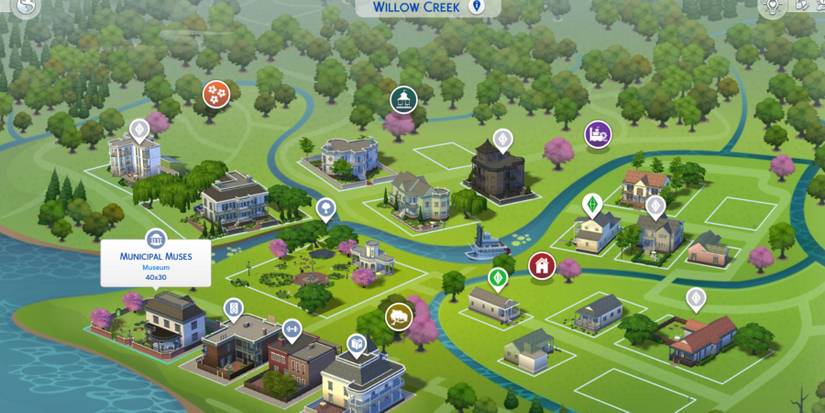 willow creek world sims 4