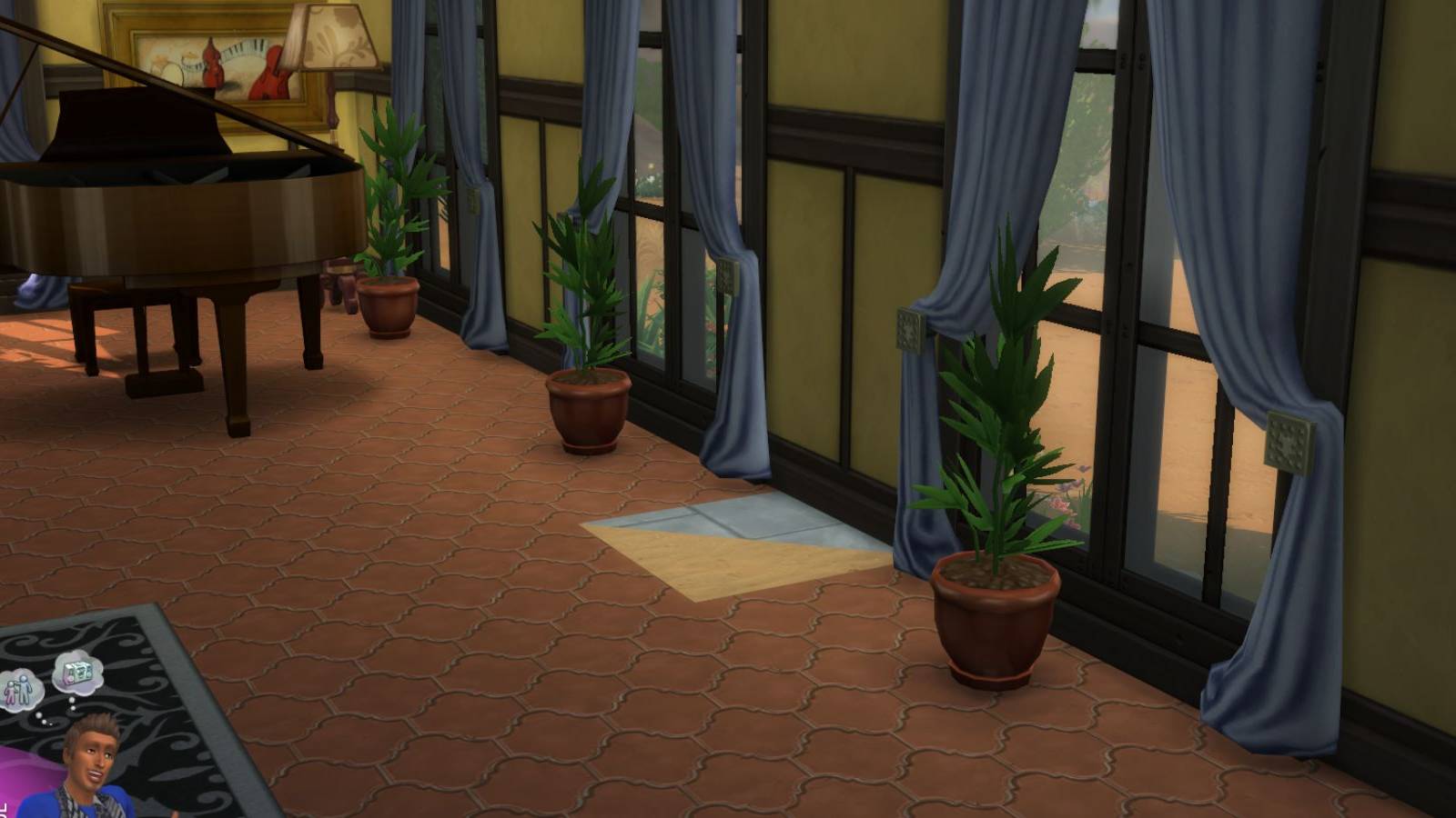 half tiles in sims 4