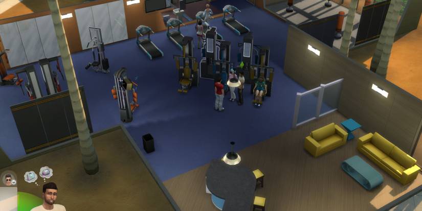 public gym in sims 4