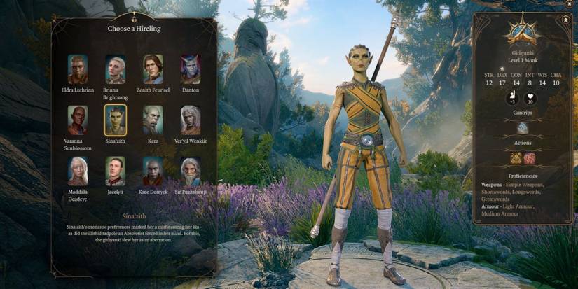 Sina'zith in Baldur's Gate 3