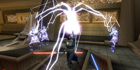 Sith lightning in Star Wars: Knights of the Old Republic 2 - The Sith Lords