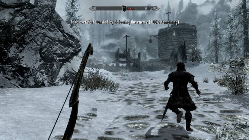 Skyrim False Front Fort Dunstad