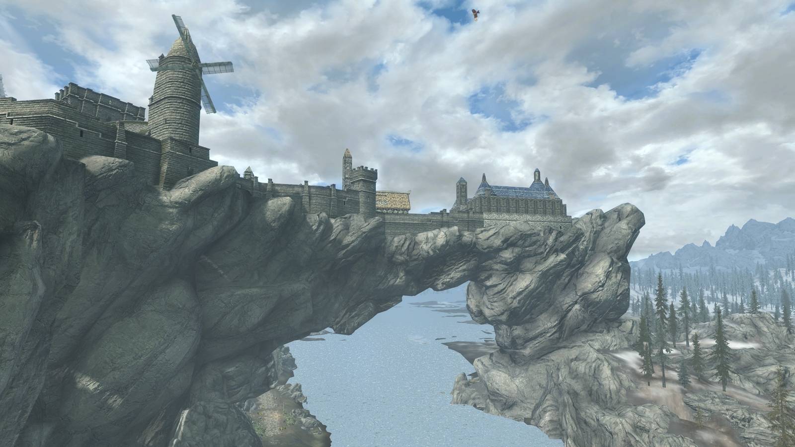 skyrim solitude view from the port