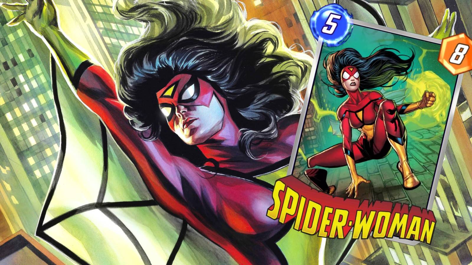 spider-woman's card